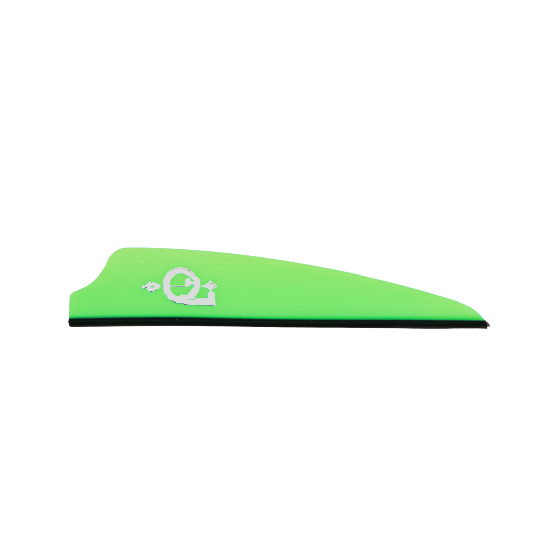 A Rigid Fusion X-II vane in the color green.