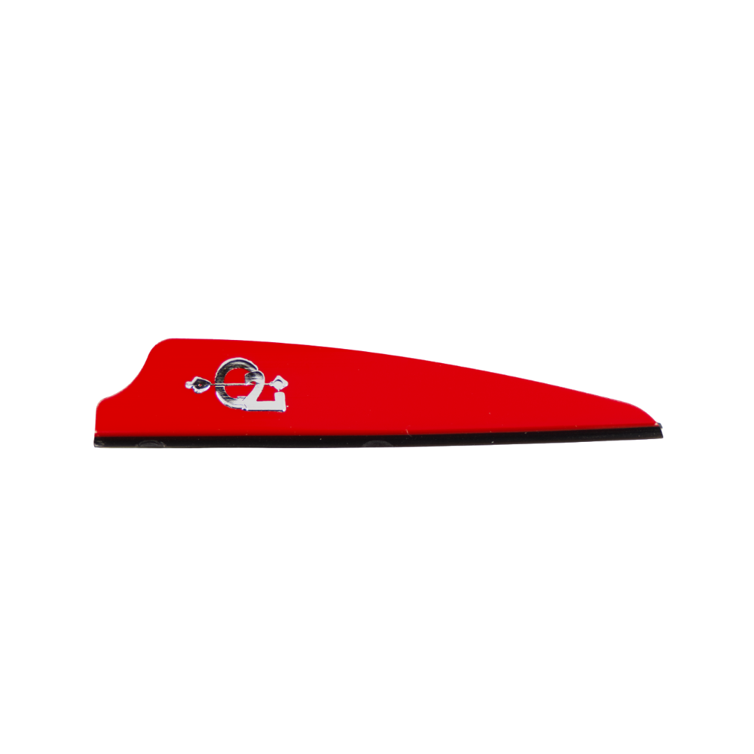 A Rigid Fusion X-II vane in the color red.